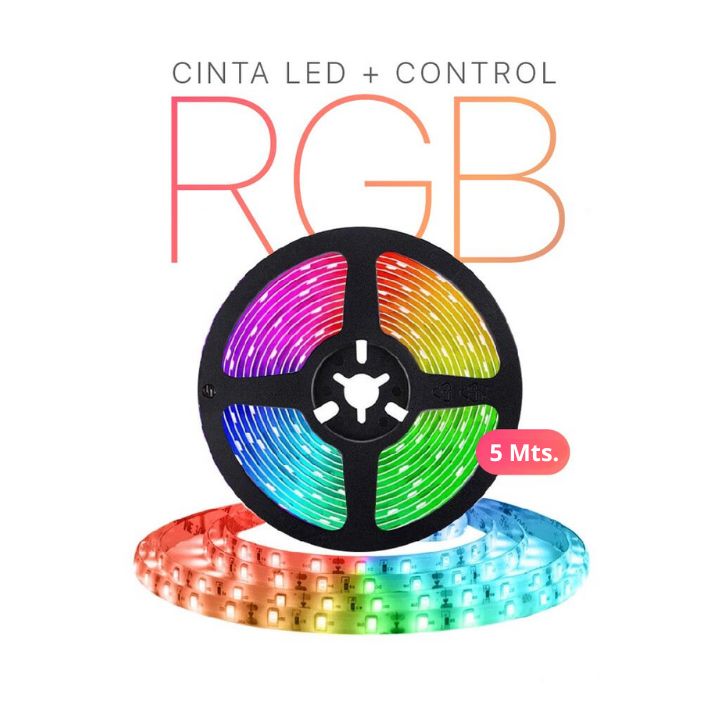 Cinta Luz Led RGB 5050 - 5 Metros