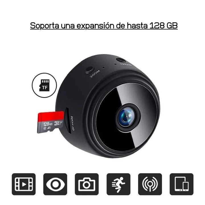 A9 Minicámara HD 1080P Con visión nocturna + Micrófono