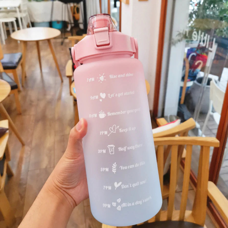 Botella de Agua Motivacional (OFERTA 1 + 1 de Regalo)