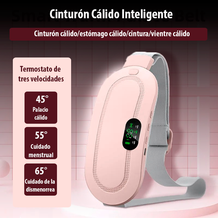 CrampEase™ Cinturón Masajeador Térmico Para Tratamiento de Colicos Menstruales