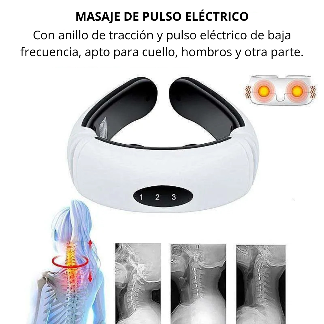 NeckTime™ Dispositivo de Masaje Portátil Recargable